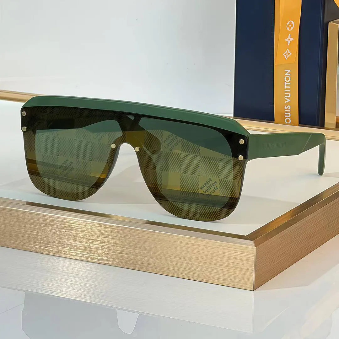 Z2906U Waimea Mask Round Sunglasses Khaki Brown Lenses with Damoflage Print