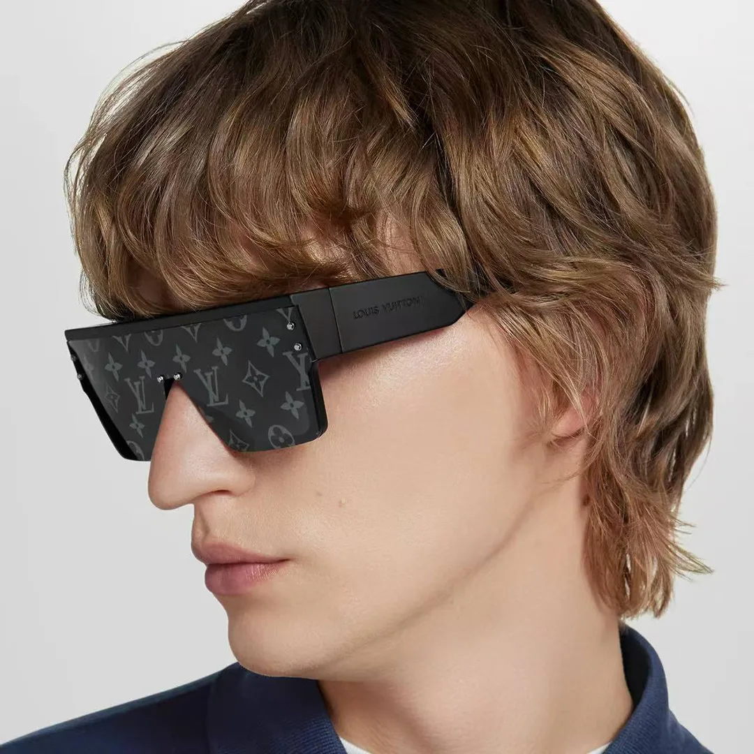 Z1583W Waimea L Sunglasses Chocolate Silver-color Lenses with Monogram Pattern