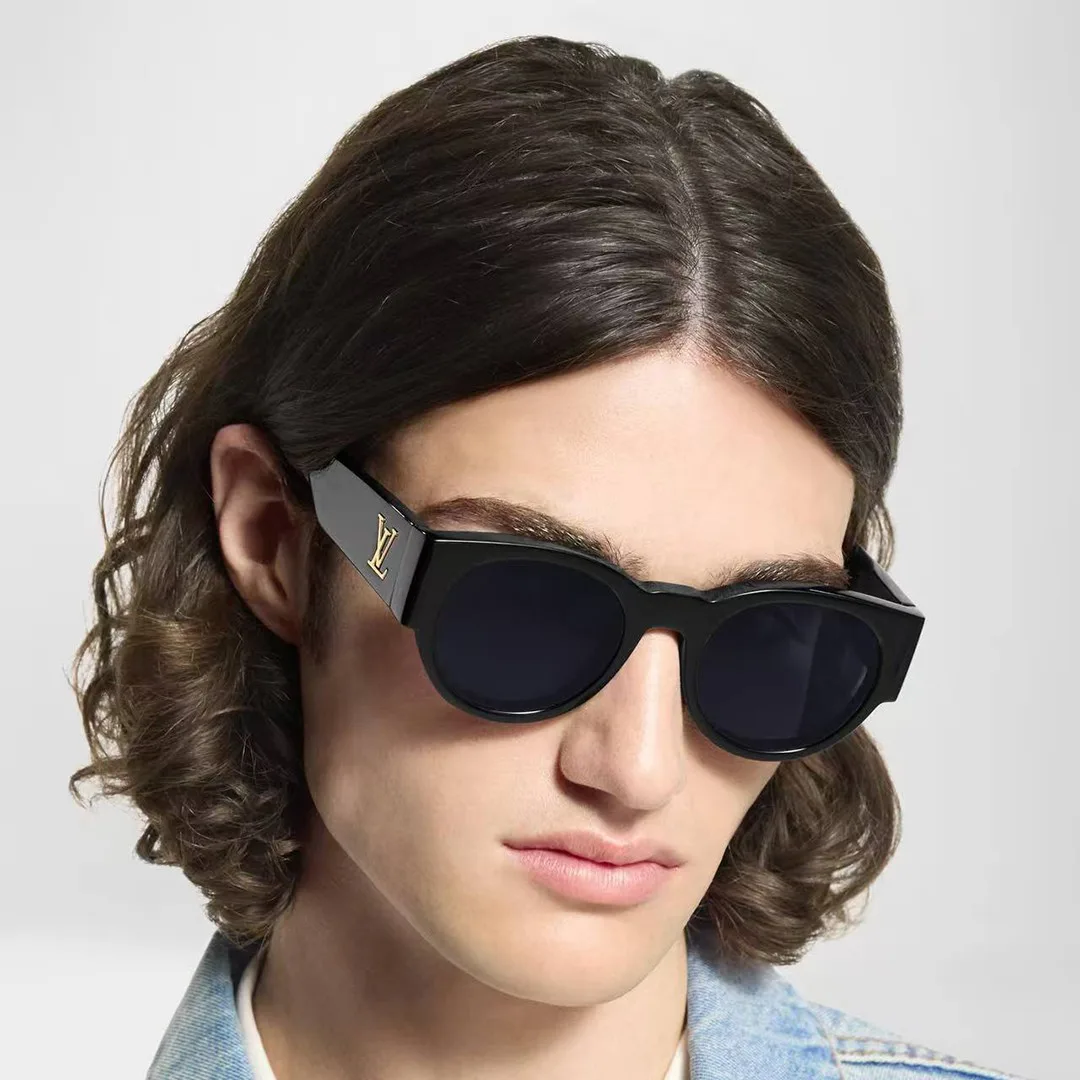 Z3067W Clash Round Sunglasses Black
