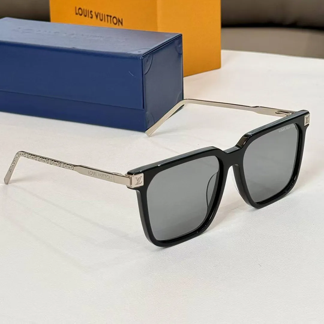 Z1667E Rise Square Sunglasses Nickel Black Lenses