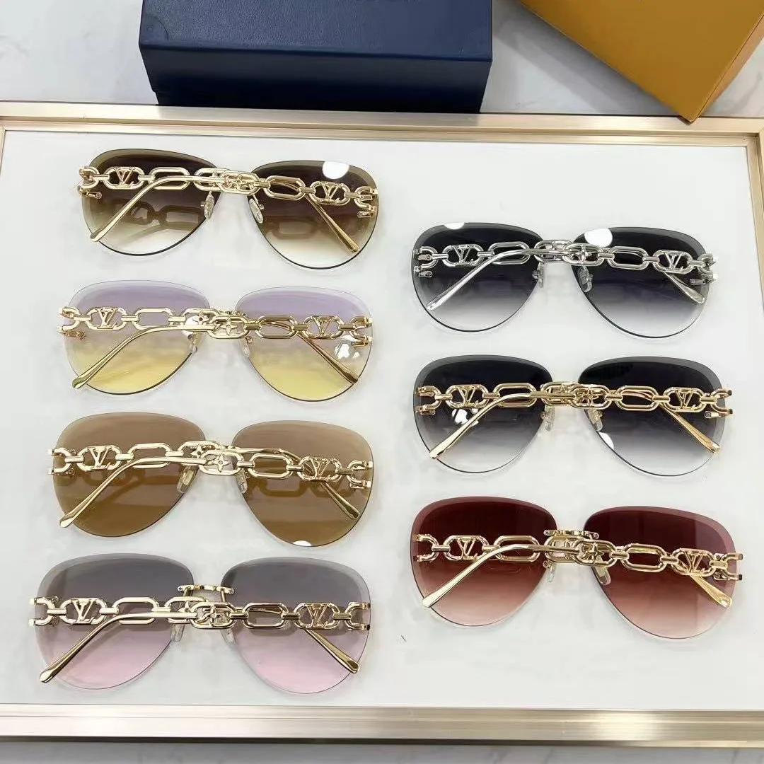 Z2664U Jewel Cat Eye Sunglasses Gradient Brown Lenses