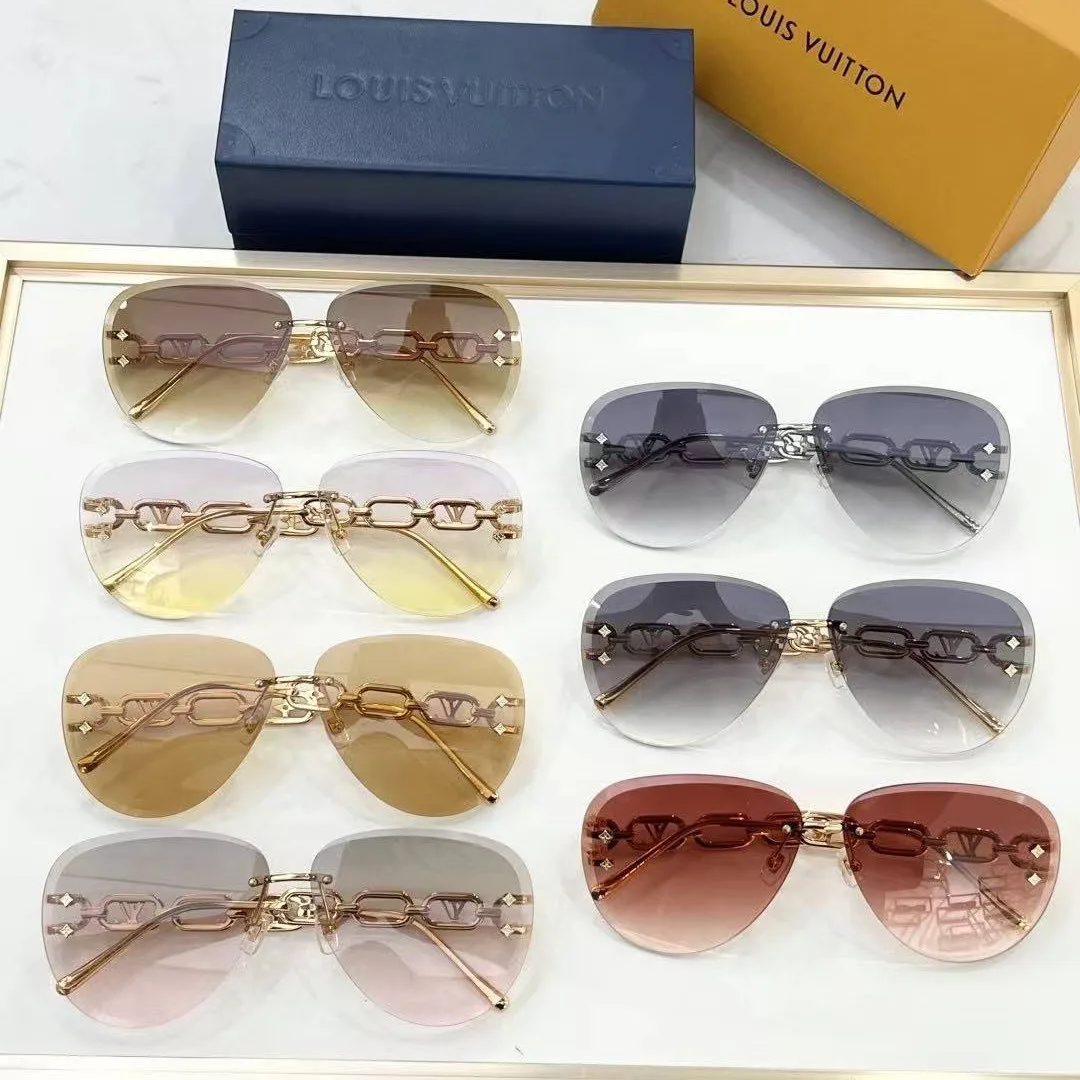 Z2664U Jewel Cat Eye Sunglasses Gradient Brown Lenses