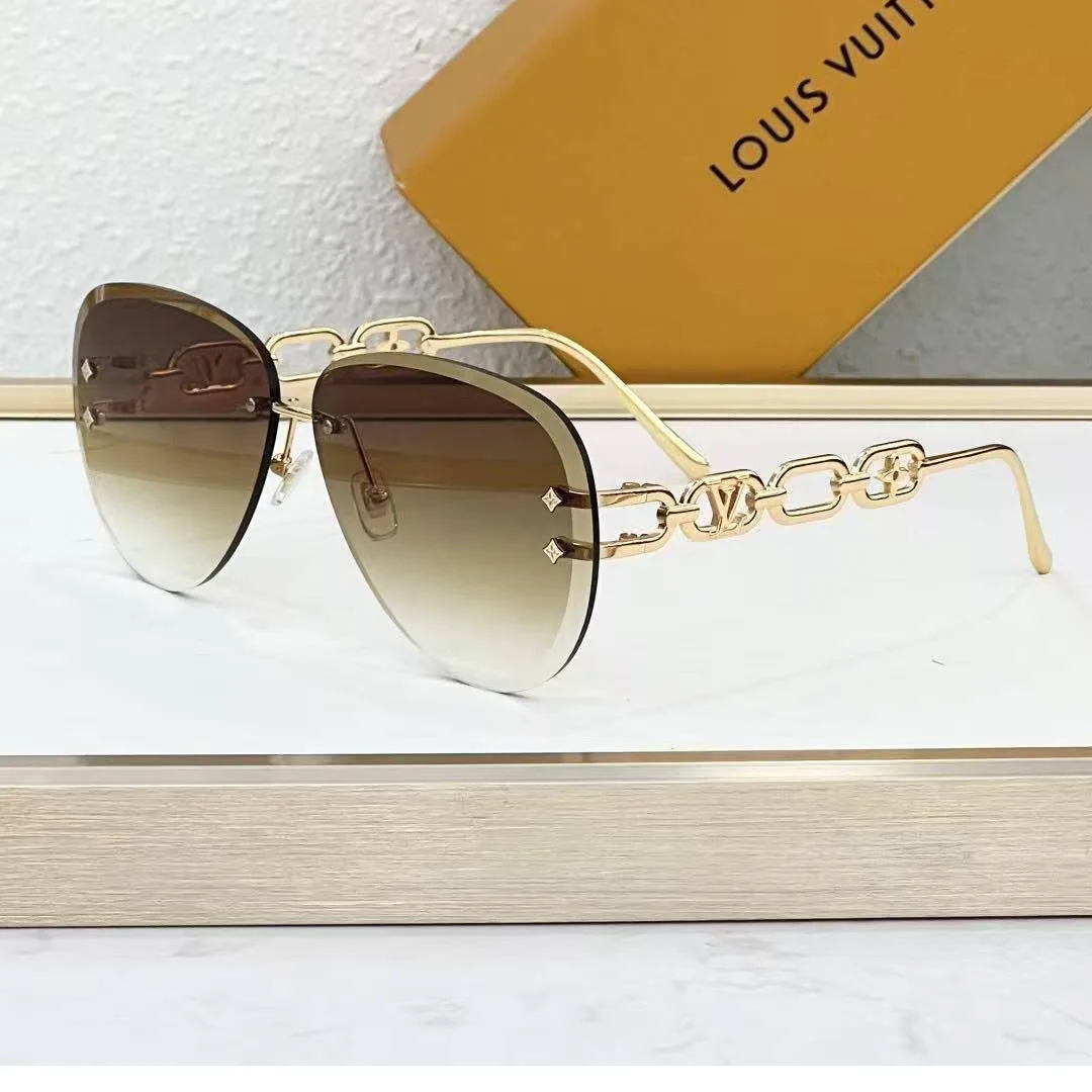 Z2664U Jewel Cat Eye Sunglasses Gradient Brown Lenses