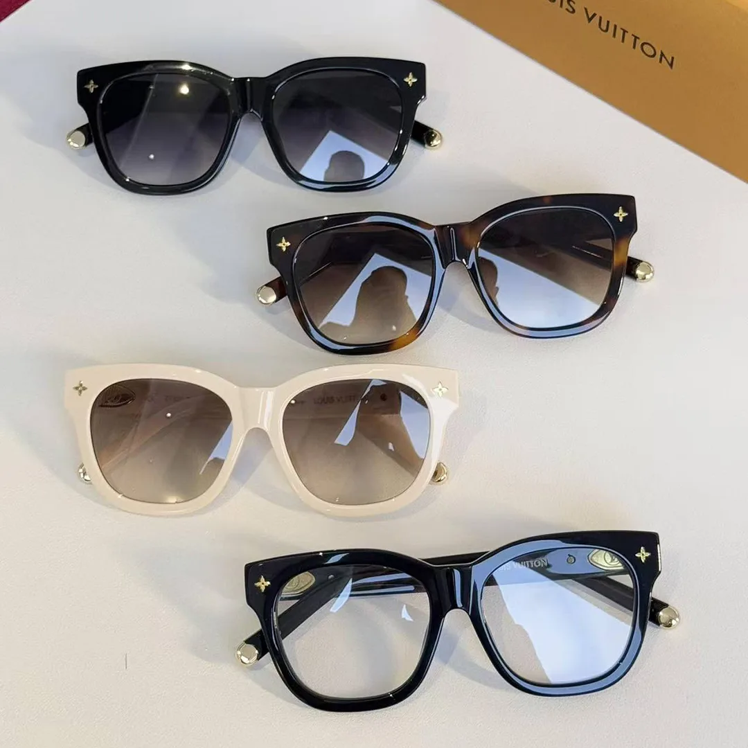 Z1523W My Monogram Square Sunglasses Black Lenses
