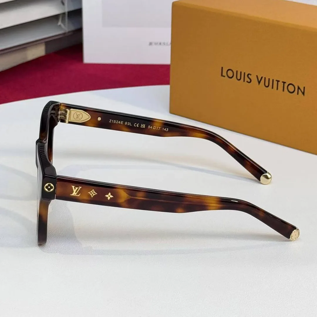 Z1524W My Monogram Square Sunglasses Dark Tortoise Brown Lenses