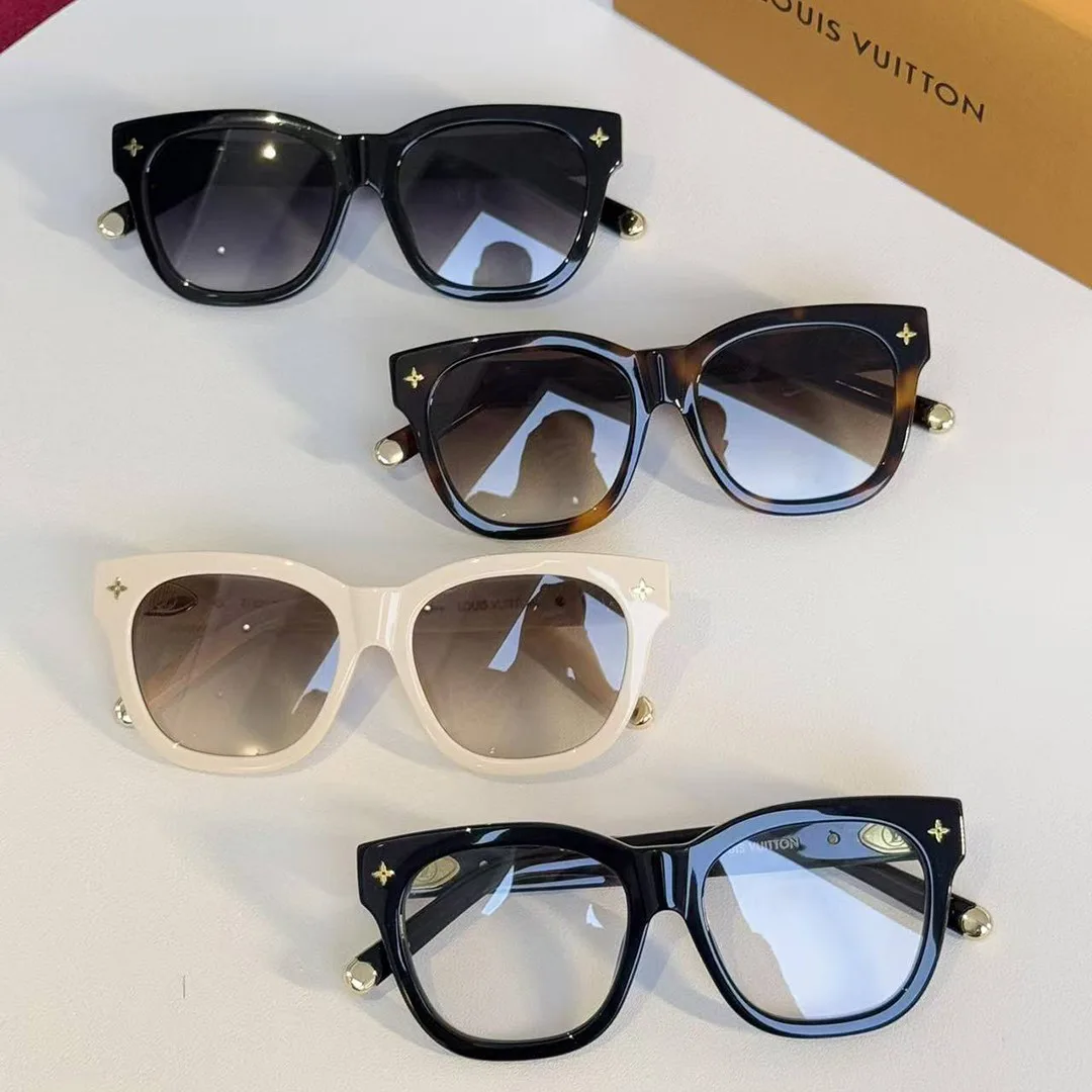 Z1524W My Monogram Square Sunglasses Dark Tortoise Brown Lenses