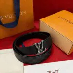 M4598U L.V Dimension Damier 40mm Reversible Belt Damier Black - M4634V 2 M4598U L.V Dimension Damier 40mm Reversible Belt Damier Black