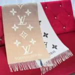 M73675 Reykjavik Gradient Scarf Beige Monogram Pattern - M77375 1 M73675 Reykjavik Gradient Scarf Beige Monogram Pattern
