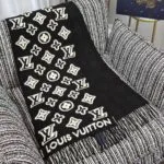 M90816 L.V 3D Scarf Black Monogram - M77854 1 M90816 L.V 3D Scarf Black Monogram