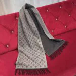 M75900 Monogram Gradient Scarf Medium Gray - M92664 1 M75900 Monogram Gradient Scarf Medium Gray