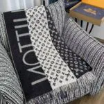 M70924 Monogram Split Scarf Black - M96963 2 M70924 Monogram Split Scarf Black