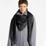 M96655 Moonlight Shawl Black Monogram Pattern - M75122 2 M96655 Moonlight Shawl Black Monogram Pattern