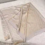 M75121 Monogram Shine Shawl Greige - M74026 2 M75121 Monogram Shine Shawl Greige