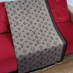 M73677 Neo Natté Monogram Shawl Black Monogram Pattern - M78667 1 M73677 Neo Natté Monogram Shawl Black Monogram Pattern