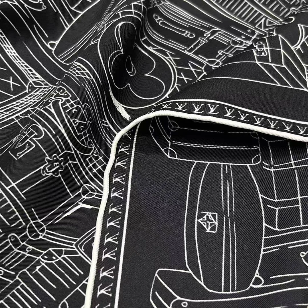 M96671 My Luggage Square 90 Black Monogram Pattern