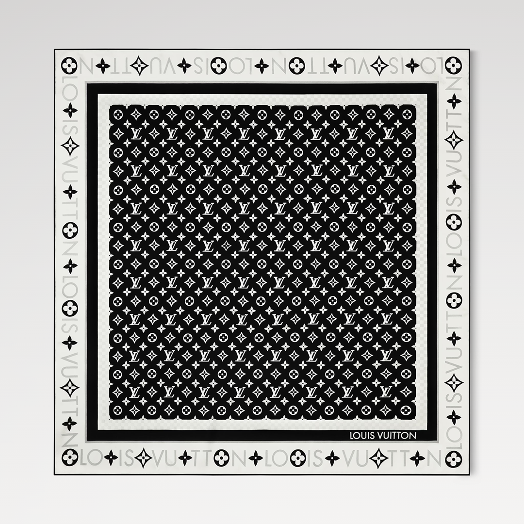 M79893 Monogram Infinity Square 90 Black