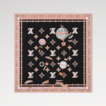 M97200 From The Cloud Square 70 Sky Black Monogram Pattern - M97192 1 M97200 From The Cloud Square 70 Sky Black Monogram Pattern