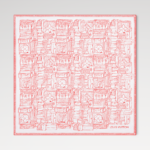 M96604 My Luggage Square 90 Red Monogram Pattern - M96516 2 M96604 My Luggage Square 90 Red Monogram Pattern