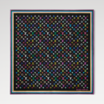 M96095 L.V x TM Monogram Multicolor Square 90 Black Monogram Pattern - M78656 2 M96095 L.V x TM Monogram Multicolor Square 90 Black Monogram Pattern