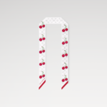 M94968 L.V x TM Monogram Cerise Bandeau White Monogram Pattern - M96085 1 M94968 L.V x TM Monogram Cerise Bandeau White Monogram Pattern
