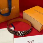 M4668V L.V x The Darjeling Limited L.V Initiales 40mm Reversible Belt Brown Camel - M4391V 1 M4668V L.V x The Darjeling Limited L.V Initiales 40mm Reversible Belt Brown Camel