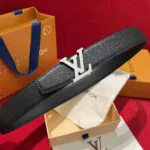 M4250V Heritage 35mm Reversible Belt Black Taiga Leather - M4583U 2 M4250V Heritage 35mm Reversible Belt Black Taiga Leather
