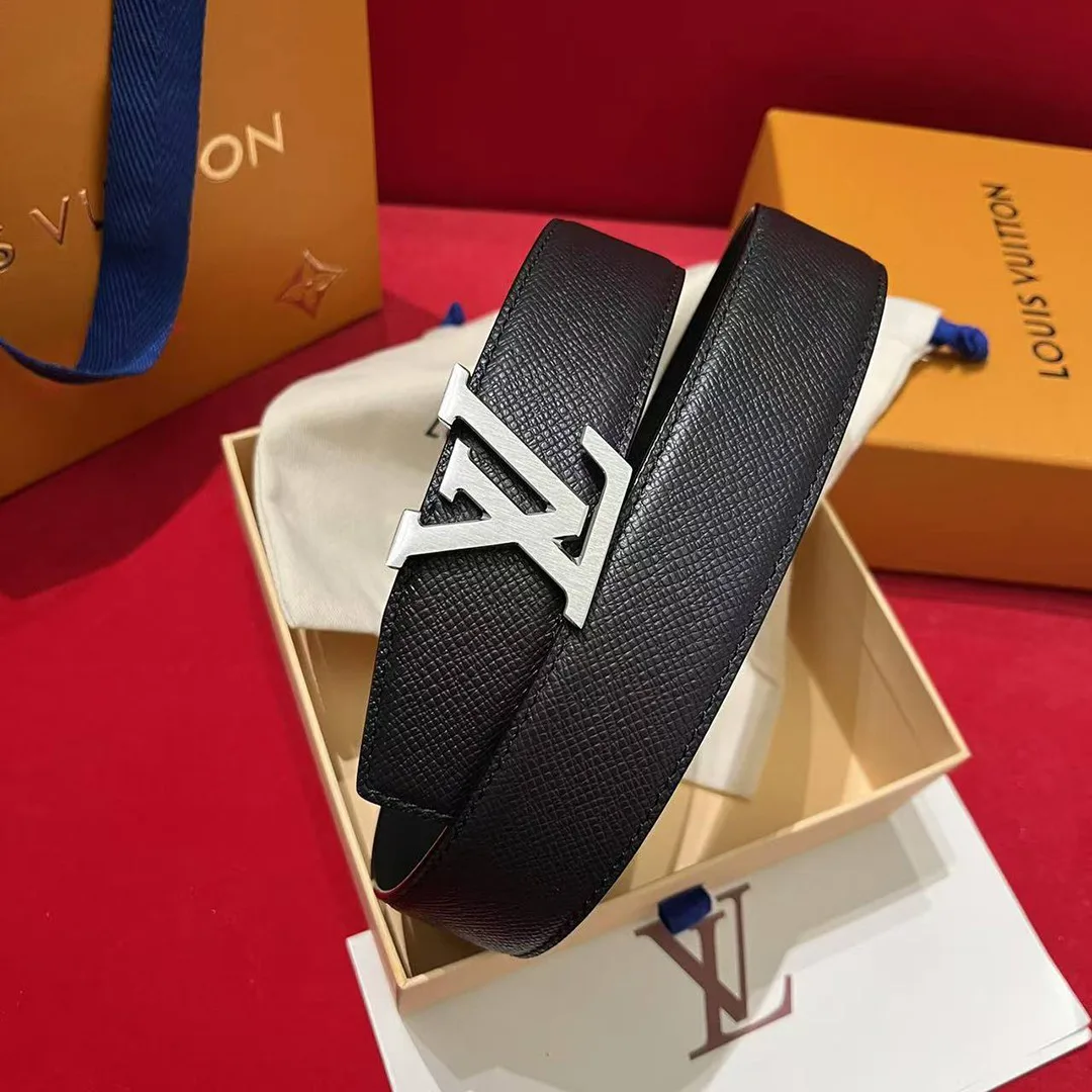 M4250V Heritage 35mm Reversible Belt Black Taiga Leather