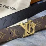 M4061U L.V Flower 40mm Reversible Belt Monogram Coated Canvas Leather - M4110U 2 M4061U L.V Flower 40mm Reversible Belt Monogram Coated Canvas Leather