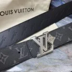M4110U L.V Flower 40mm Reversible Belt Monogram Eclipse Coated Canvas Leather - M0107U 2 M4110U L.V Flower 40mm Reversible Belt Monogram Eclipse Coated Canvas Leather