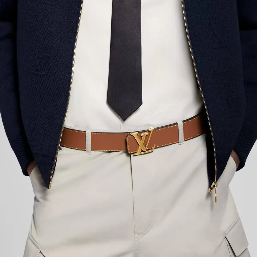 M4331V L.V Initiales College Monogram Heritage 40mm Reversible Belt