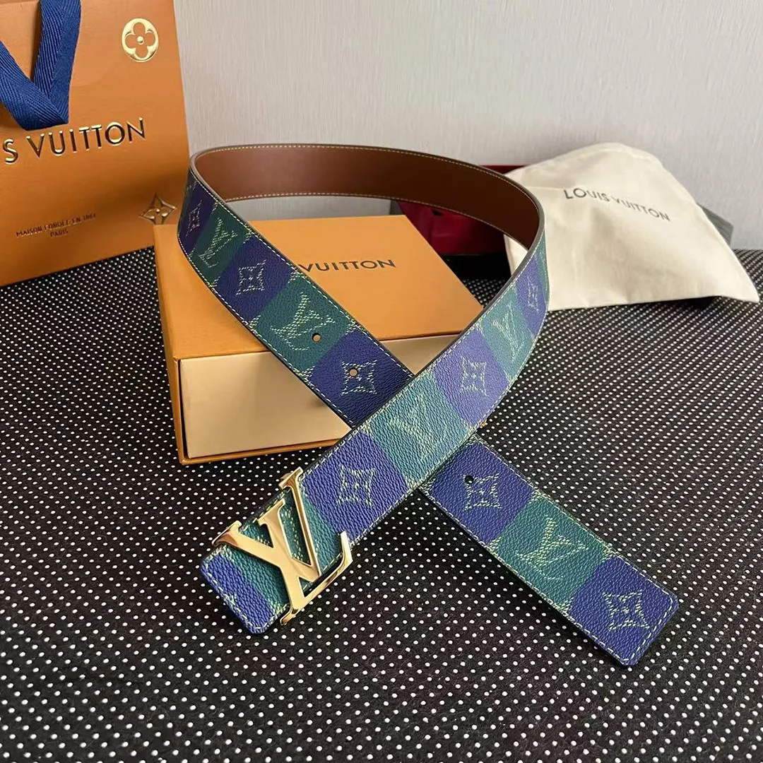M4331V L.V Initiales College Monogram Heritage 40mm Reversible Belt