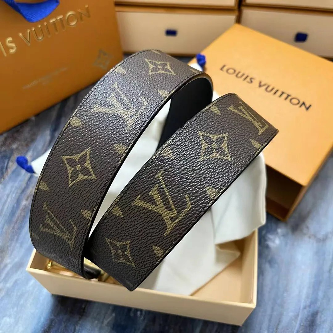 M0422U Pyramide 40mm Belt Monogram Canvas