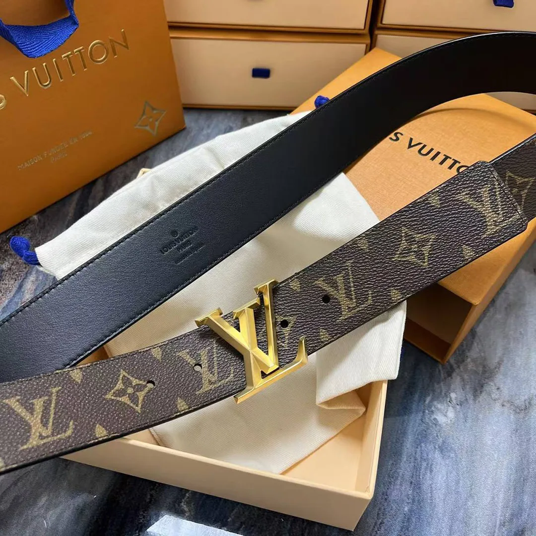M0422U Pyramide 40mm Belt Monogram Canvas