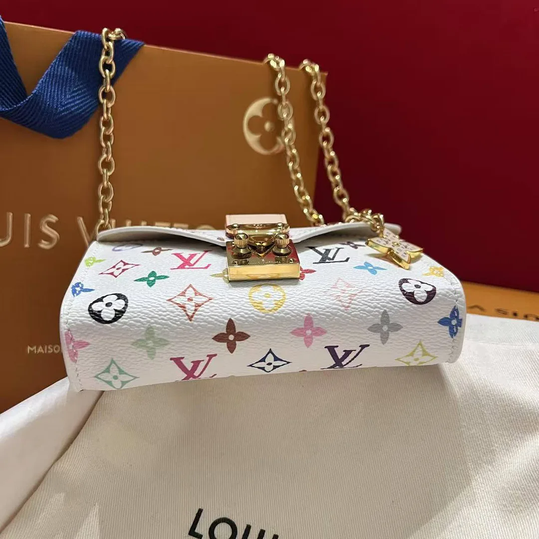 M4625Z L.V x TM Pouch Metis Belt Monogram Multicolor Coated Canvas