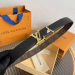 M0699W Pretty L.V 30mm Reversible Belt Monogram Canvas Calf Leather - M8233W 2 M0699W Pretty L.V 30mm Reversible Belt Monogram Canvas Calf Leather