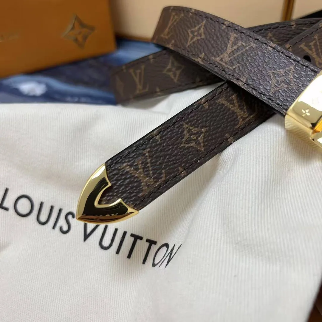 M4190U Timeless 20mm Belt Monogram Canvas Leather