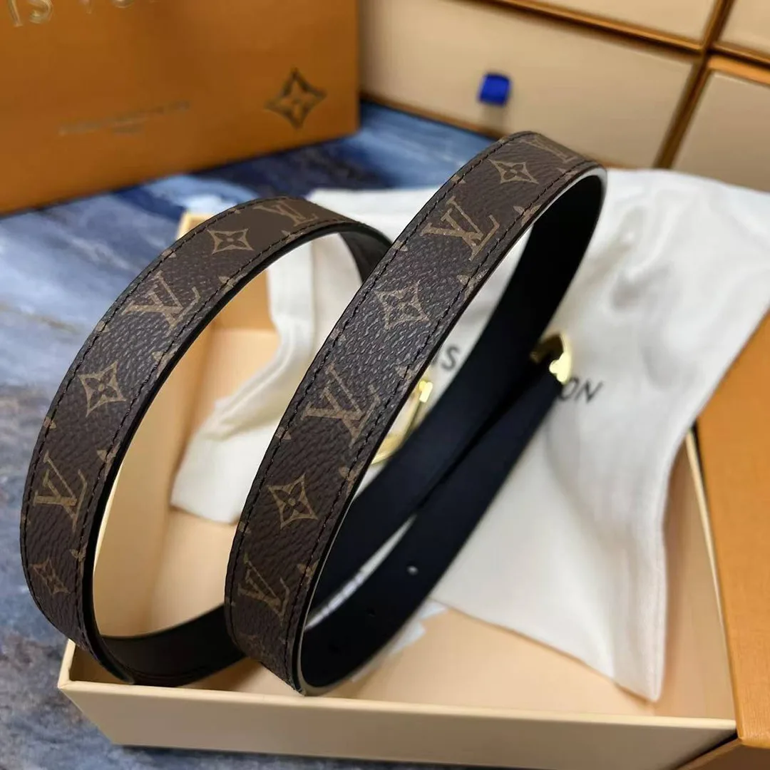M4190U Timeless 20mm Belt Monogram Canvas Leather
