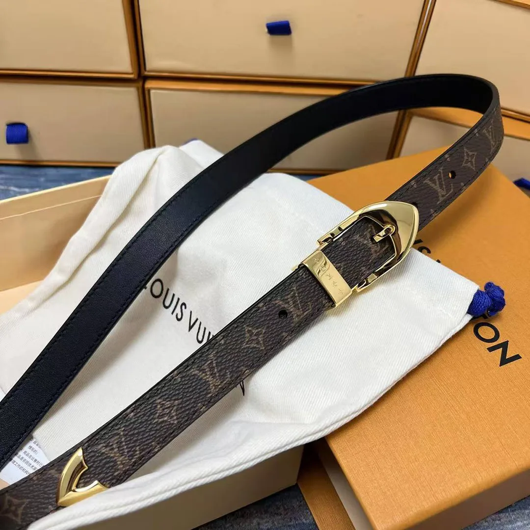 M4190U Timeless 20mm Belt Monogram Canvas Leather