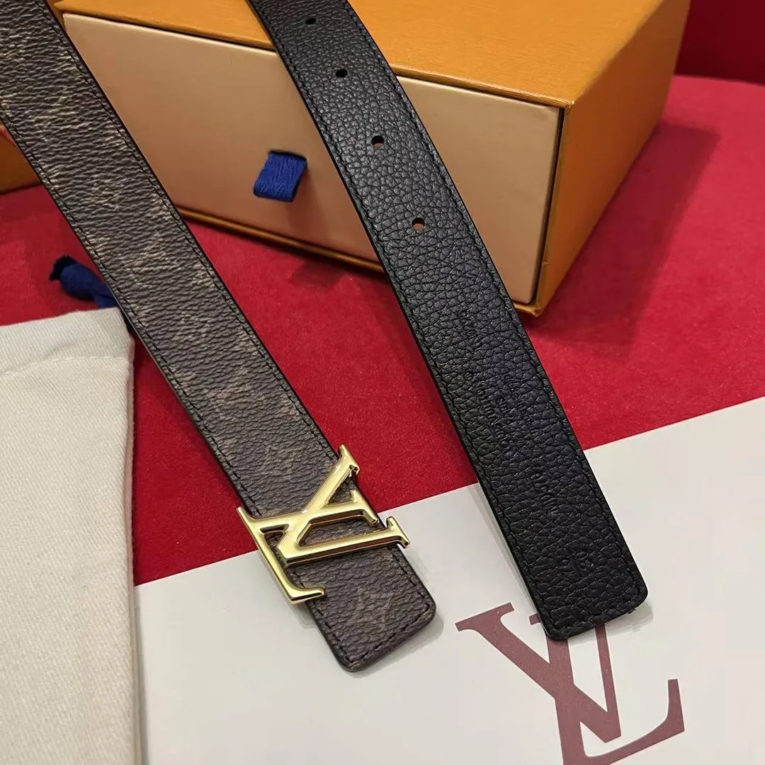 M0570T L.V Iconic 25 mm Reversible Belt Monogram Canvas Leather