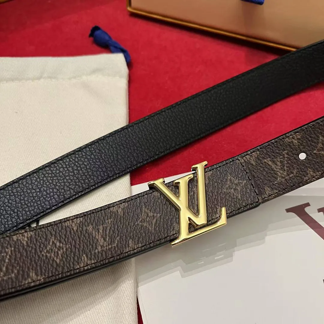 M0570T L.V Iconic 25 mm Reversible Belt Monogram Canvas Leather