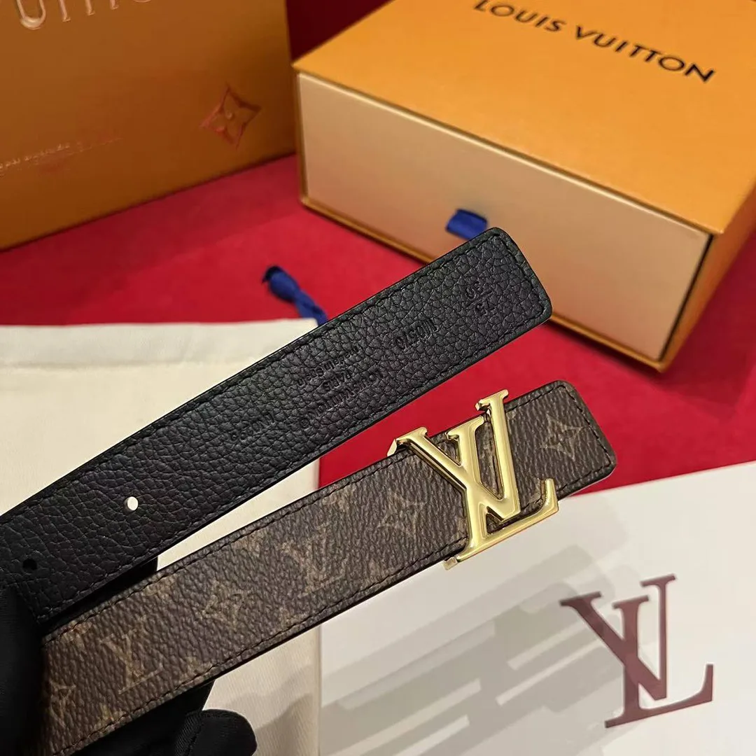 M0570T L.V Iconic 25 mm Reversible Belt Monogram Canvas Leather
