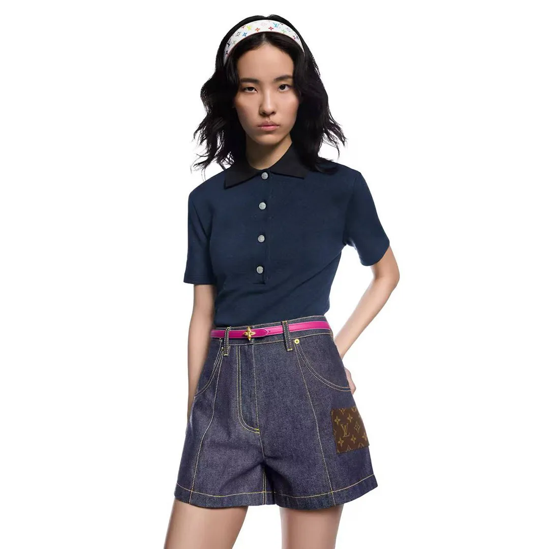 M8992U TM Mini Flowergram 15mm Reversible Belt Monogram Multicolor Coated Canvas Calf Leather
