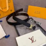M0565U Initiales 30mm Reversible Belt Monogram Canvas Calf Leather - M0322U 1 M0565U Initiales 30mm Reversible Belt Monogram Canvas Calf Leather