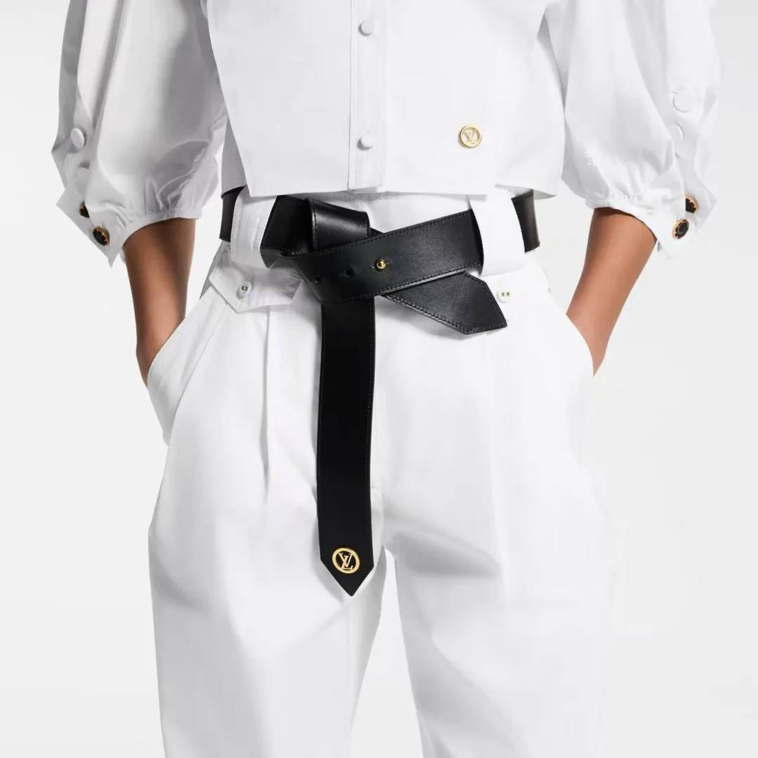 M4304U Tie The Knot 45mm Belt Black Calf Leather