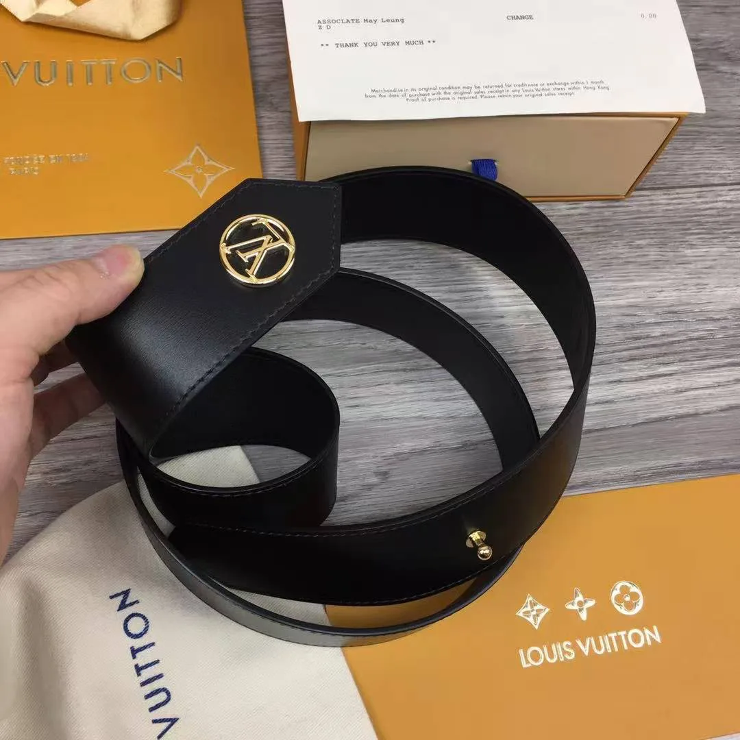 M4304U Tie The Knot 45mm Belt Black Calf Leather