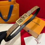M0203U Dauphine 25mm Reversible Belt Monogram Reverse Canvas Calf Leather - M0321U 1 M0203U Dauphine 25mm Reversible Belt Monogram Reverse Canvas Calf Leather