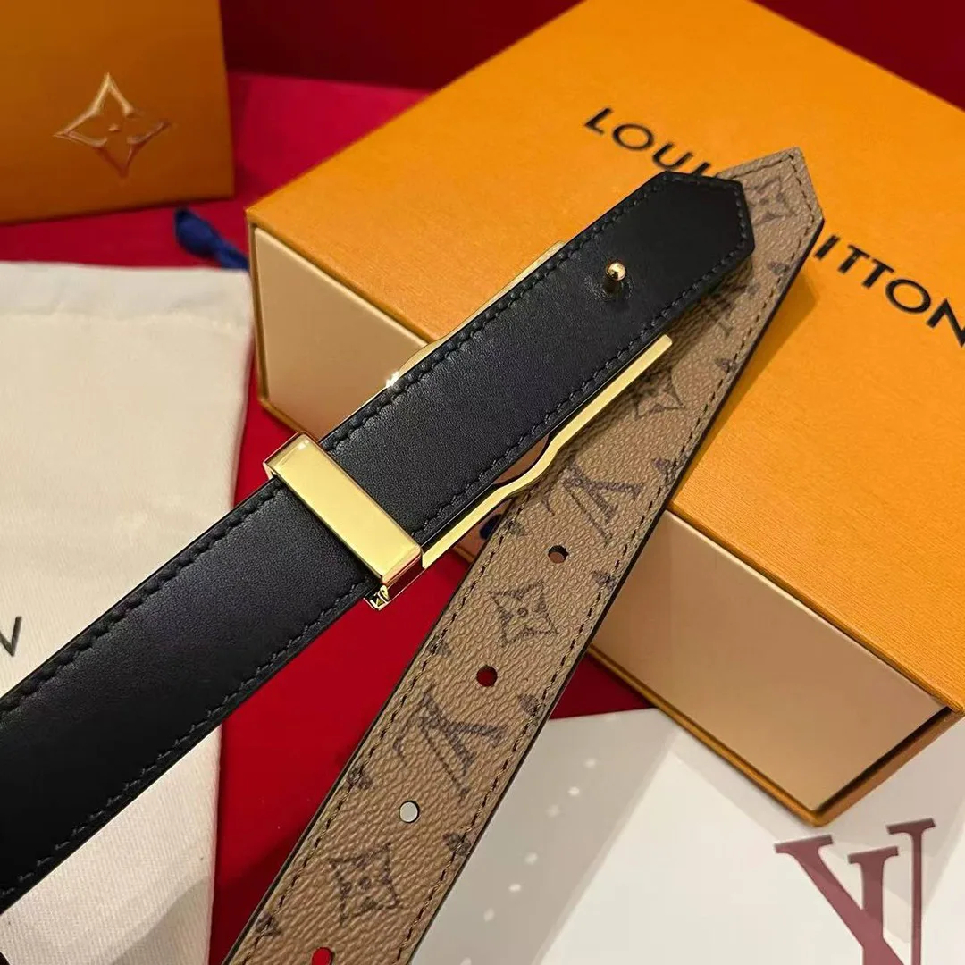M0203U Dauphine 25mm Reversible Belt Monogram Reverse Canvas Calf Leather