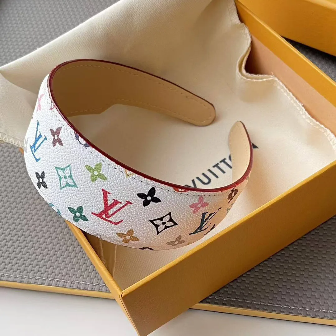 M96120 TM Monogram Multicolor Outline Headband Monogram Multicolor Coated Canvas