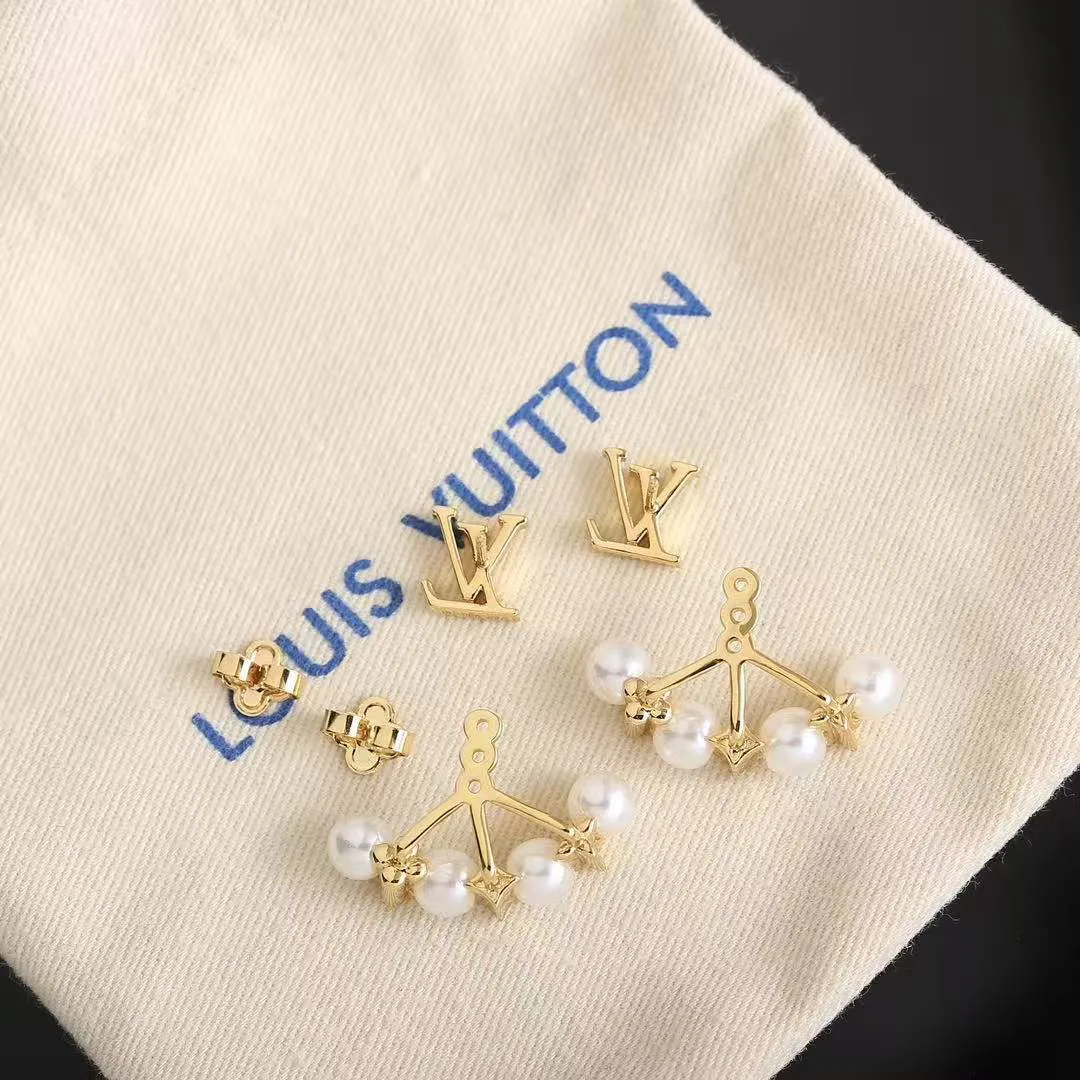 M01258 Minigram Pearls Earrings