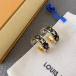 M01833 Nanogram Enamel Earrings Black Enamel - M01258 1 M01833 Nanogram Enamel Earrings Black Enamel